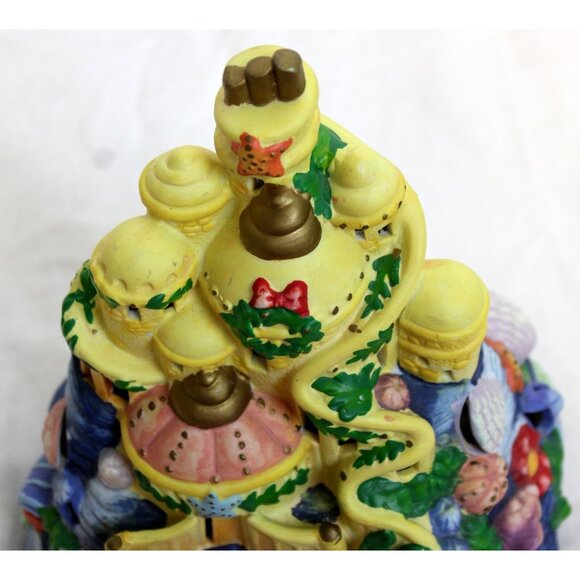 Disney Christmas Village Underwater Castle Little Mermaid Ariel Light Up Porcela - Picture 6 of 9